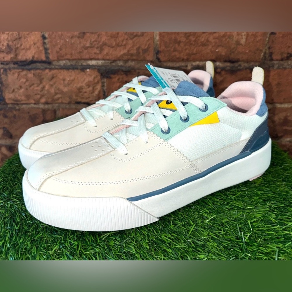 New Men’s Reef 1984 Onshore Pines Golf Shoes - CJ6419 - White / Blue - Sz 10